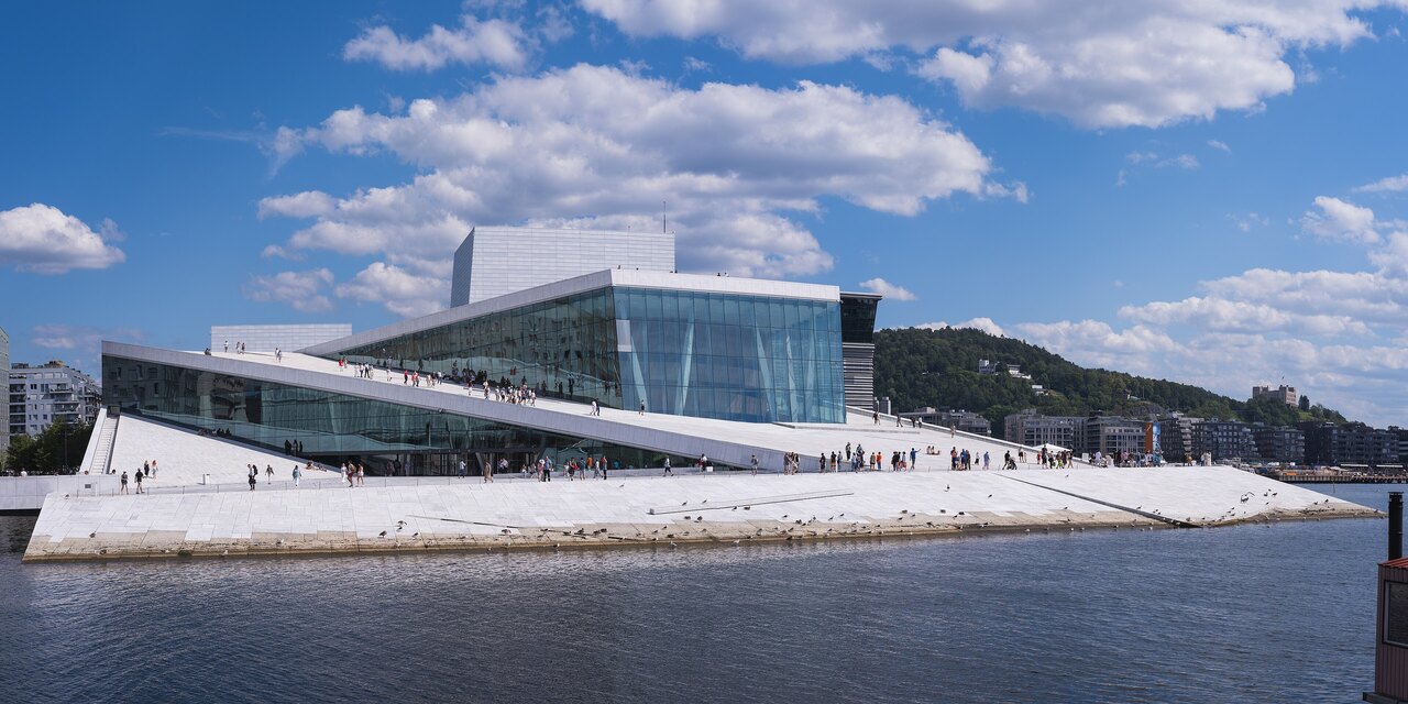 Oslo Opera House on the waterfront